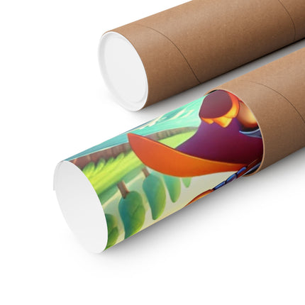 🦆⚔️ Valiant Duck Matte Vertical Poster – Courage, Adventure & Heroic Charm