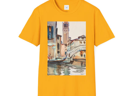A Bridge and Campanile, Venice by John Singer Sargent Softstyle T-Shirt