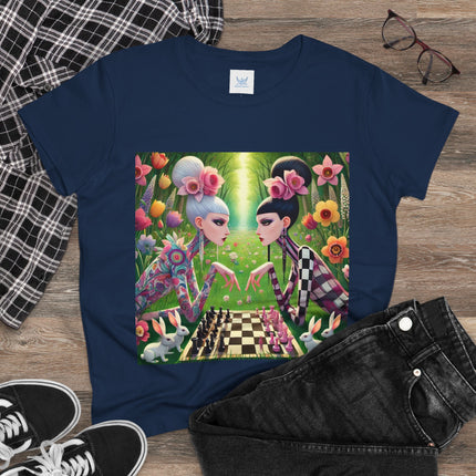 Spring Gambit: A Fairy’s Move Cotton Tee