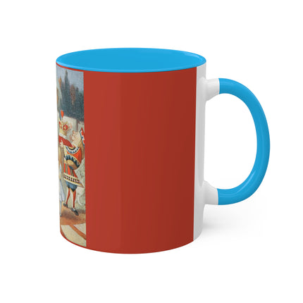 Off with her head! Off with— by Sir John Tenniel Colorful Mugs, 11oz