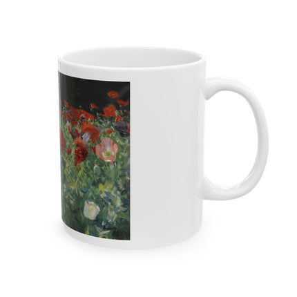 A Study of Poppies for Carnation, Lily, Lily, Rose by John Singer Sargent Ceramic Mug (11oz, 15oz)