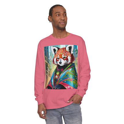 Cybernetic Red Panda Long Sleeve T-Shirt