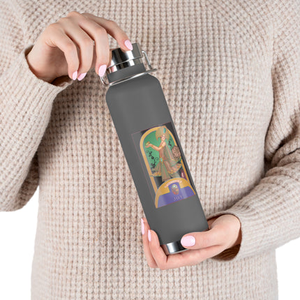 October & Opal, Tourmaline (from the Gem Series) by Sofia Chiostri Copper Vacuum Insulated Bottle, 22oz