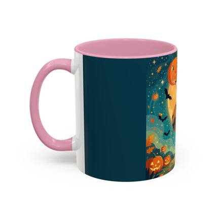 🦇🎃 The Witch Of Batwing Pumpkin Hollow Colorful Mug – Moonlit Halloween Charm