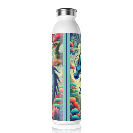 Mystic Guardian of the Sky Slim Water Bottle