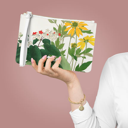 Clerodendrum & Rudbeckia by Tanigami Kônan Clutch Bag