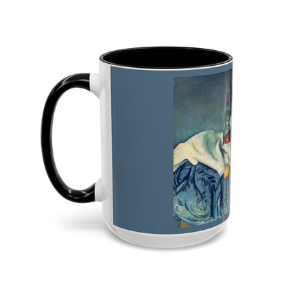 The Peppermint Bottle by Paul Cézanne Colorful Mugs (11oz, 15oz)