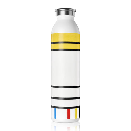 Place de la Concorde by Piet Mondrian Slim Water Bottle