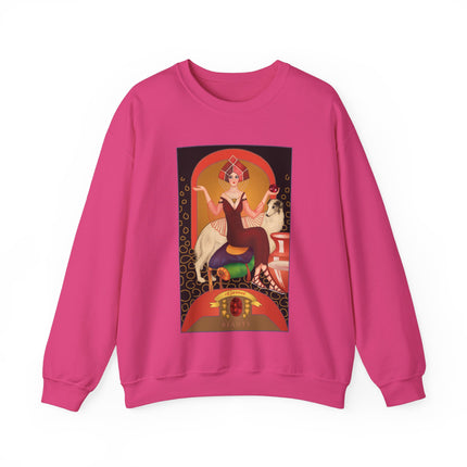 January & Garnet (from the Gem Series) by Sofia Chiostri Heavy Blend™ Crewneck Sweatshirt