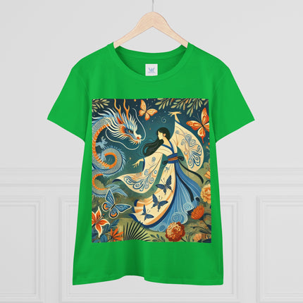 Fairy Waltz in the Butterfly Garden Cotton Tee