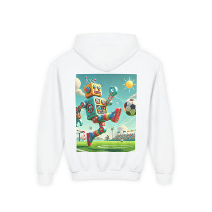 Kickoff Bot! Youth Hooded Sweatshirt – Game Day Energy & Action-Packed Fun