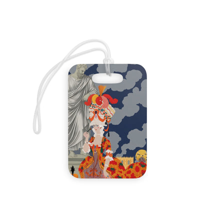 Butterfly Geisha Luggage Tag – Elegant Grace & Whimsical Charm