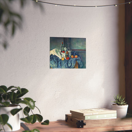 The Peppermint Bottle by Paul Cézanne Matte Horizontal Posters
