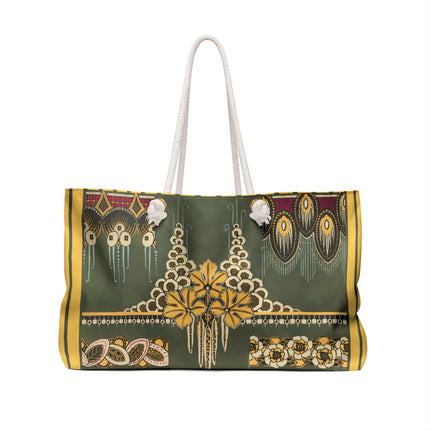 La décoration moderne dans le textile Pl. 2 by Gaston Charlet Weekender Bag