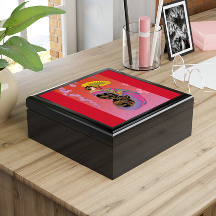 Enchanting Geisha Jewelry Box