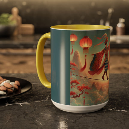The Lantern Walker Colorful Mugs (11oz, 15oz)