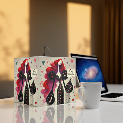 To My Valentine Light Cube Lamp