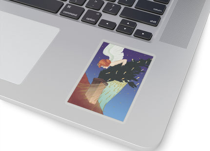 The Christmas Angel Kiss-Cut Stickers (4 Sizes)