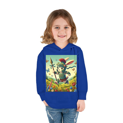 Rabbit Gladiator Toddler Pullover Fleece Hoodie