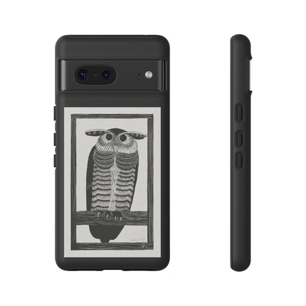 Horned Owl by Samuel Jessurun de Mesquita Phone Cases