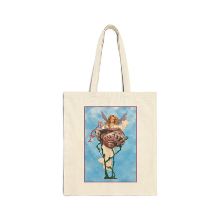 Enchanting Serenity Cotton Canvas Tote Bag