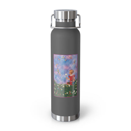Whimsical Moments Copper Vacuum Insulated Bottle, 22 oz