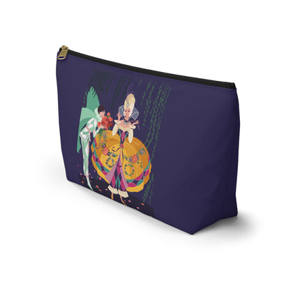 Enchanted Courtship Cosmetic Bag – Whimsical Elegance & Floral Romance