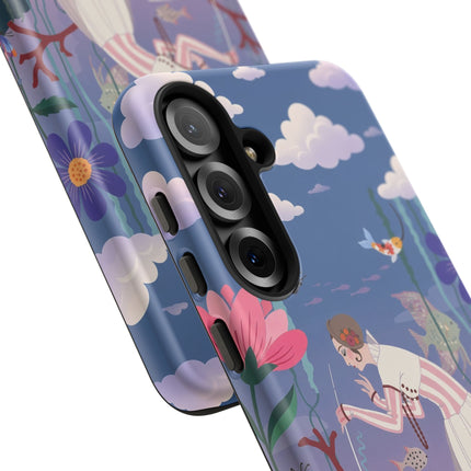 🐠🌸 The Enchanted Aquarium Garden Phone Case – Art Deco Underwater Fantasy