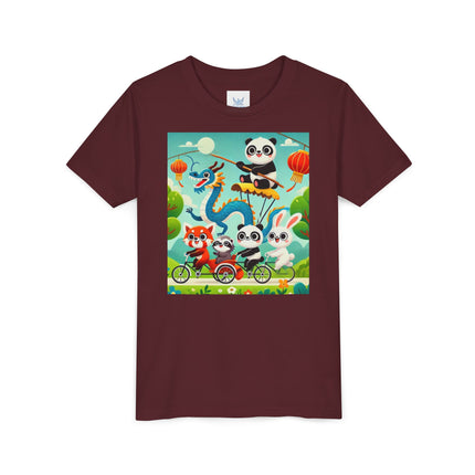 Rolling Along Together Youth Short Sleeve Tee