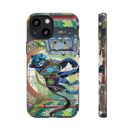 Cyber Panther's Hunt Phone Cases
