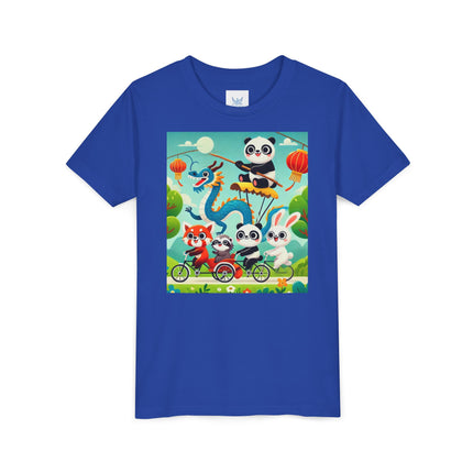Rolling Along Together Youth Short Sleeve Tee
