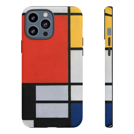 Composition with Red, Yellow, Blue, and Black by Piet Mondrian Phone Cases