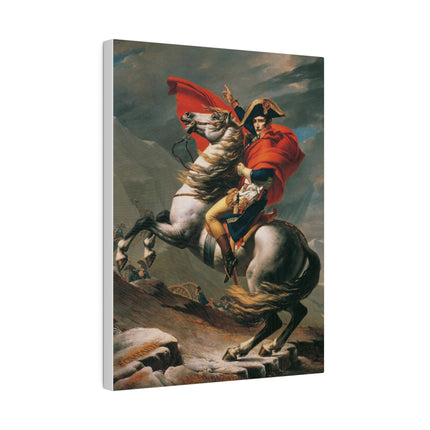 Napoleon Crossing the Alps by Jacques-Louis David Matte Canvas, Stretched, 0.75"