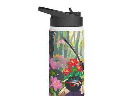 Cyberpunk Rooster Stainless Steel Water Bottle