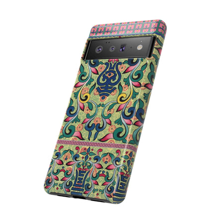Colorful Flower Pattern by Owen Jones Phone Cases