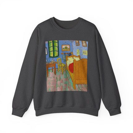 The Bedroom by Vincent van Gogh Heavy Blend™ Crewneck Sweatshirt