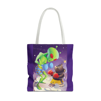 Cosmic Clash Tote Bag (AOP)