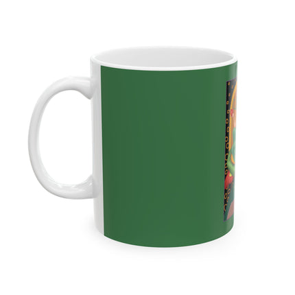 May & Emerald (from the Gem Series) by Sofia Chiostri Ceramic Mug 11oz