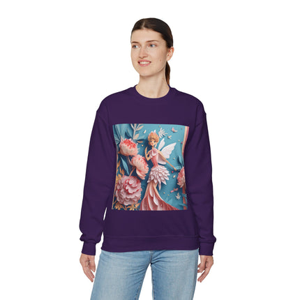 Peony Fairy Unisex Heavy Blend™ Crewneck Sweatshirt