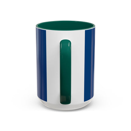 Blue Jay at an Autumn Tea Ceremony Colorful Mugs (11oz, 15oz)