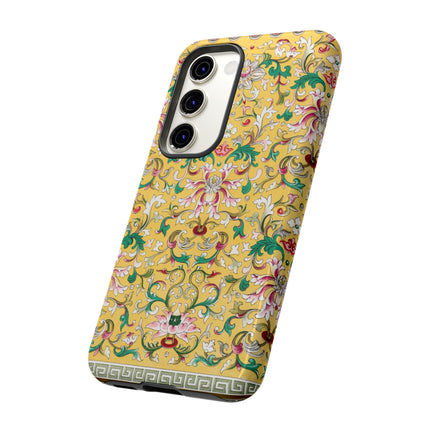 Yellow Botanical Pattern by Owen Jones Phone Cases