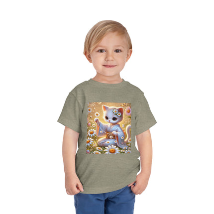 Daisy Chain Whimsy Toddler Short Sleeve Tee
