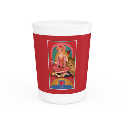 July & Ruby (from the Gem Series) by Sofia Chiostri Ceramic Shot Glass