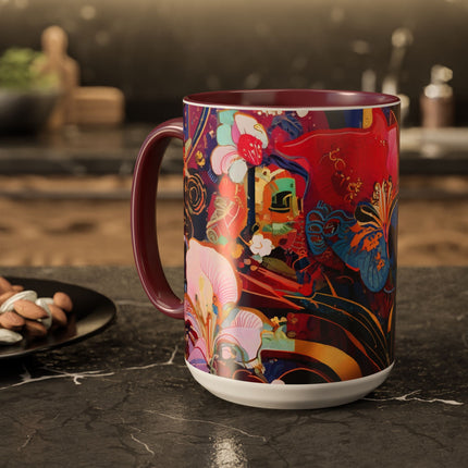 Ethereal Irises Colorful Mugs (11oz, 15oz)