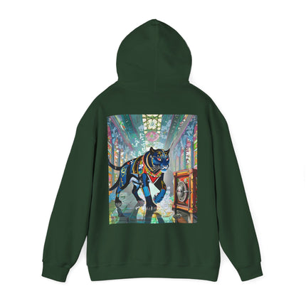 Cyber Panther’s Hunt – Heavy Blend™ Hooded Sweatshirt