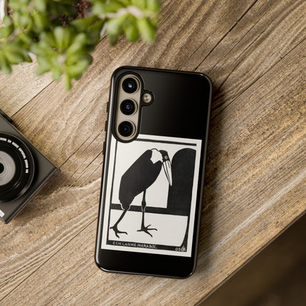 A Lame Marabou by Samuel Jessurun de Mesquita Phone Cases
