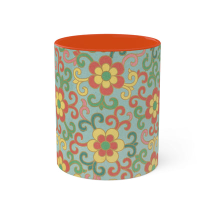 Examples of Chinese Ornament, Pl.09 by Owen Jones Colorful Mugs, 11oz