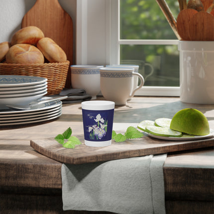 Irises by Kogyo Tsukioka Ceramic Shot Glass