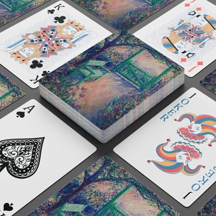 The Artist’s Garden by Theodore Earl Butler Playing Cards