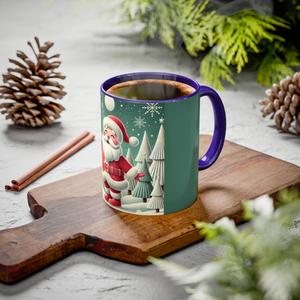 Santa's Joyful Night Colorful Mugs (11oz, 15oz)